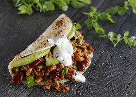 BACKGROUND Mexican Beef-Style Wraps