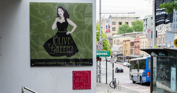 Olive Greens Cafe banner