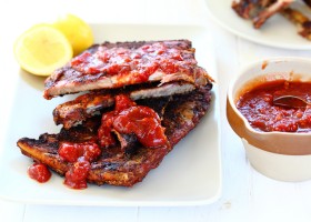 BACKGROUND Barbecued Ribs